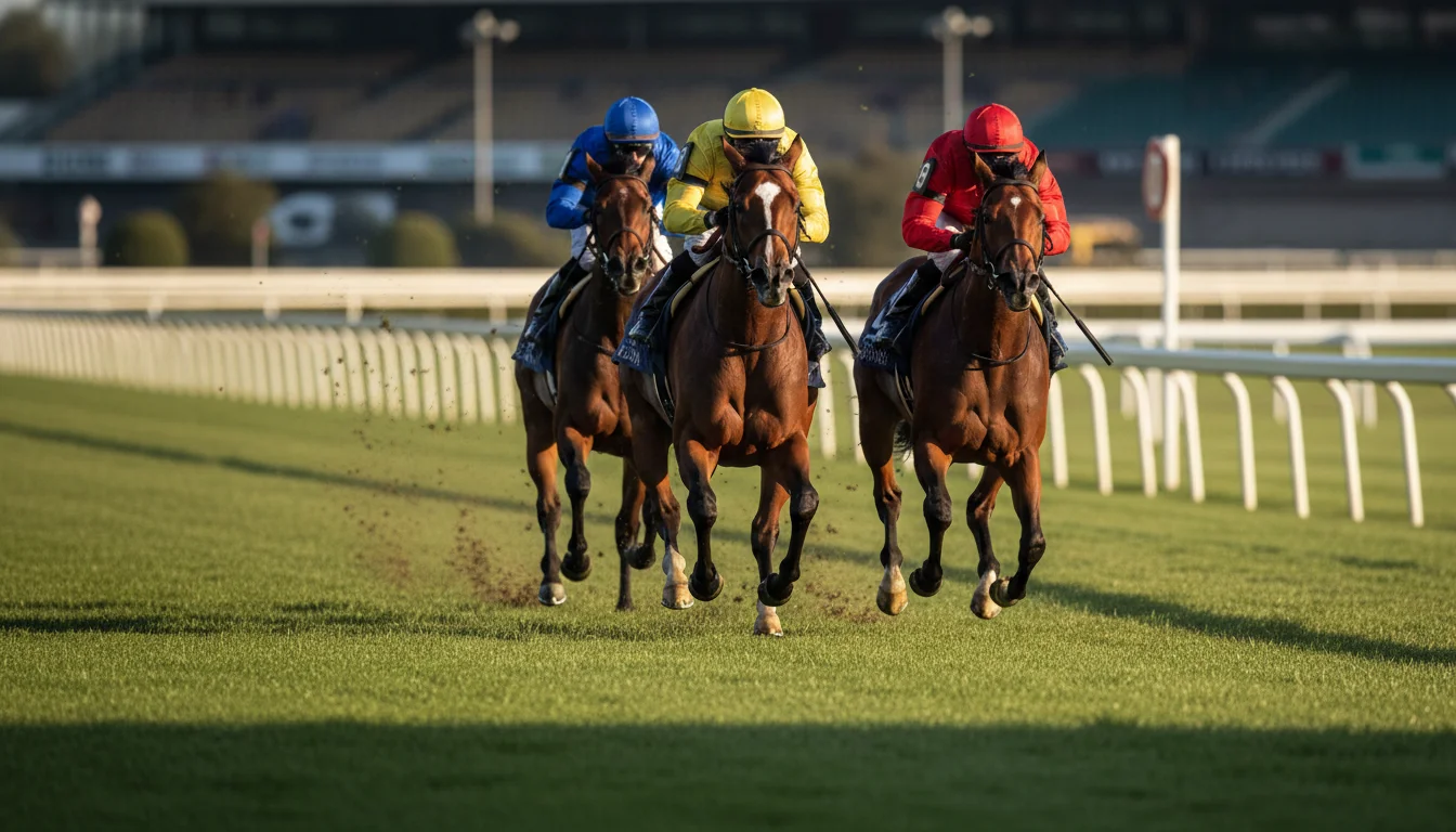 Across the board weddenschap bij paardenraces met win place en show