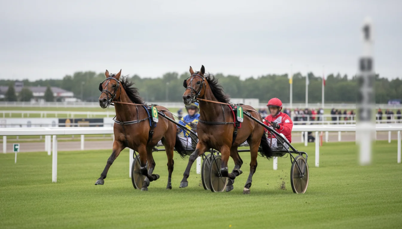 Vergelijking van exacta en quinella weddenschappen op een racecard